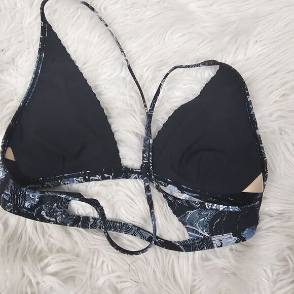 Lululemon X Malia Manuel Will The Wave Bikini Top In Eternal Wave Starlight Blk - Picture 10 of 10